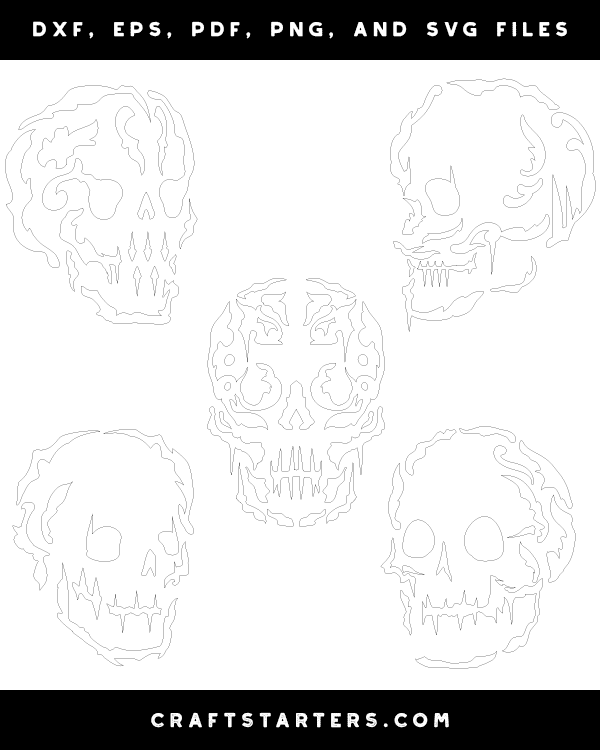 Gothic Skull Patterns