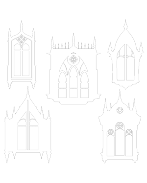 Gothic Window Patterns