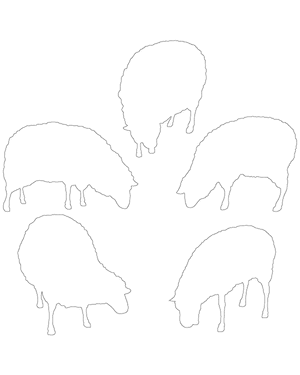 Grazing Sheep Patterns