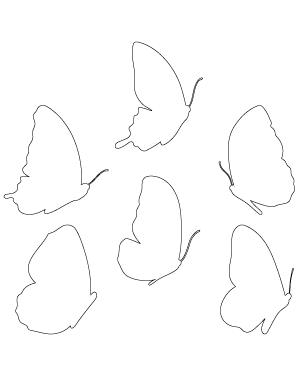 Half Butterfly Patterns