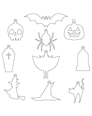 Halloween Ornament Patterns