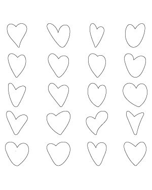 Hand Drawn Heart Patterns