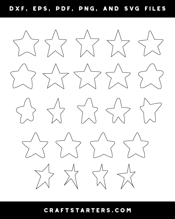 Hand-Drawn Star Patterns