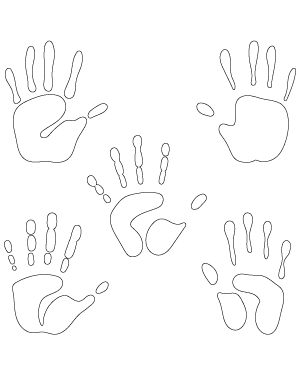 Handprint Patterns