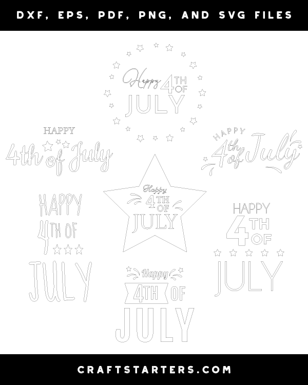 Happy 4th Of July Patterns