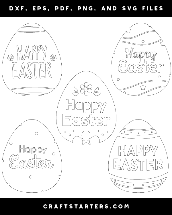 Happy Easter Egg Patterns