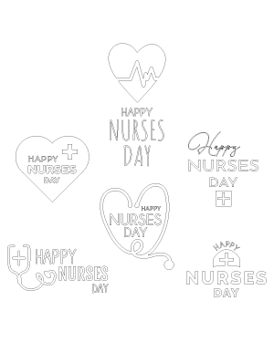 Happy Nurses Day Patterns
