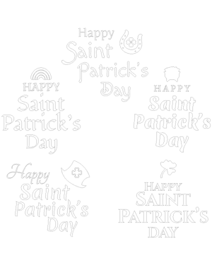 Happy Saint Patrick's Day Patterns