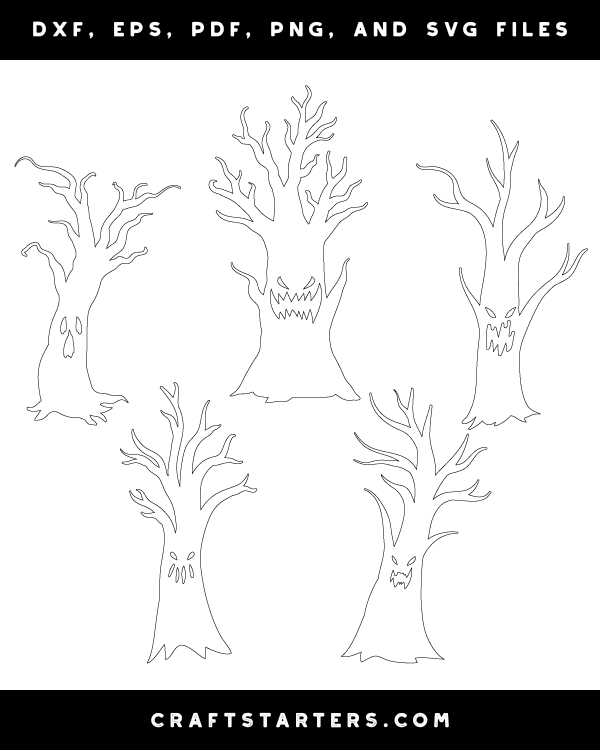 Haunted Tree Patterns