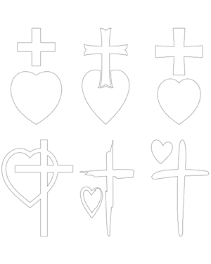 Heart and Cross Patterns