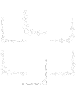 Heart Corner Border Patterns