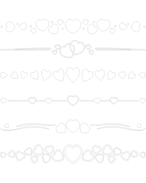 Heart Divider Patterns