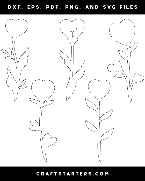 Heart Flower Patterns