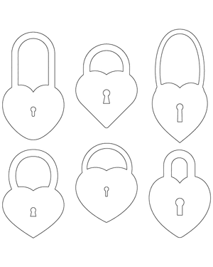 Heart Padlock Patterns