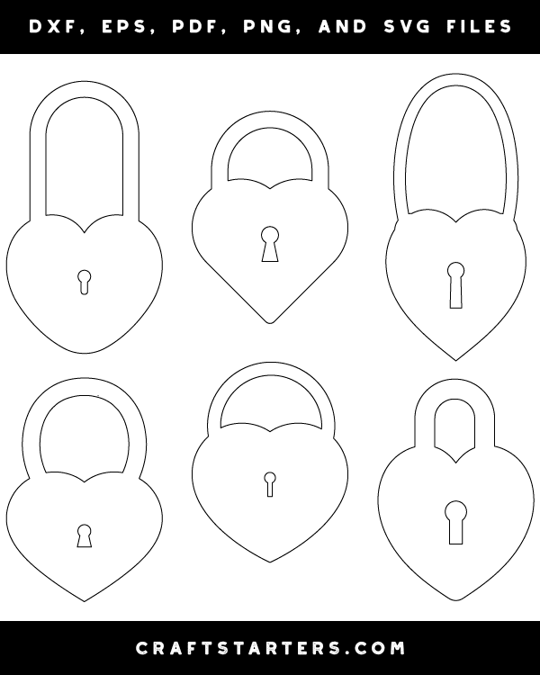 Heart Padlock Patterns