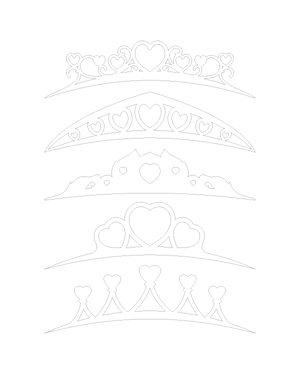 Heart Tiara Patterns