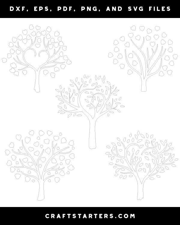 Heart Tree Patterns