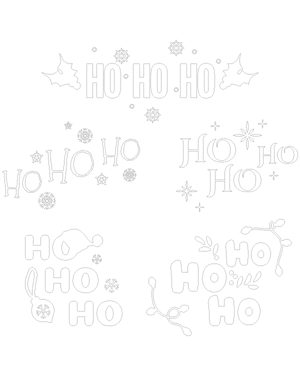 Ho Ho Ho Patterns