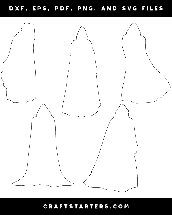 Hooded Cloaked Figure Patterns