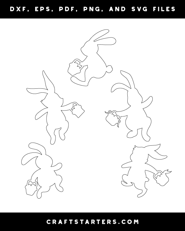 Hopping Easter Bunny Patterns