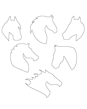 Horse Head Patterns