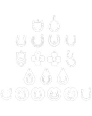 Horseshoe Earring Patterns