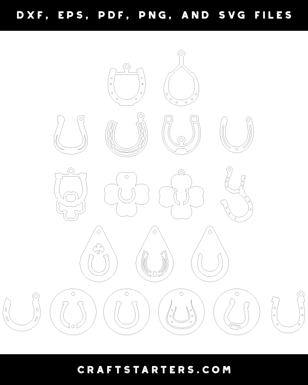 Horseshoe Earring Patterns