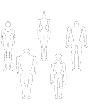 Humanoid Robot Patterns