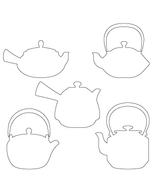 Japanese Teapot Patterns