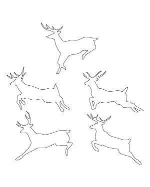 Jumping Deer Patterns