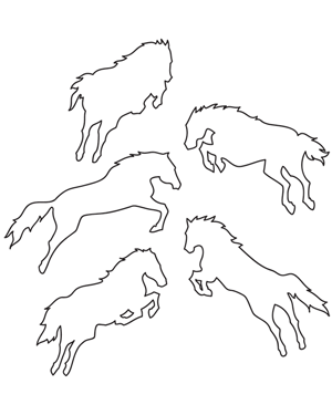 Jumping Horse Patterns