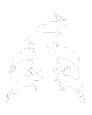 Jumping Moose Patterns