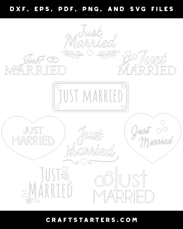 Just Married Patterns