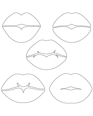 Kiss Lips Patterns