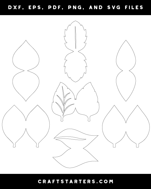 Leaf Shaped Card Patterns