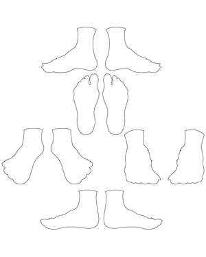 Leprechaun Feet Patterns
