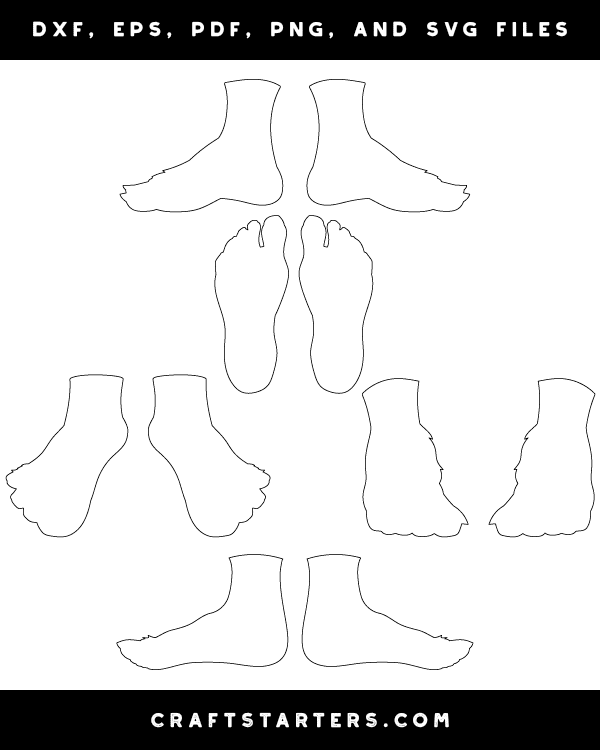 Leprechaun Feet Patterns