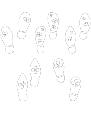 Leprechaun Footprint Patterns