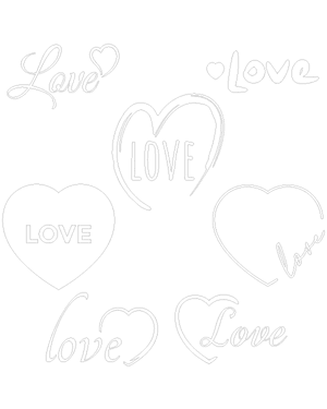 Love Heart Patterns