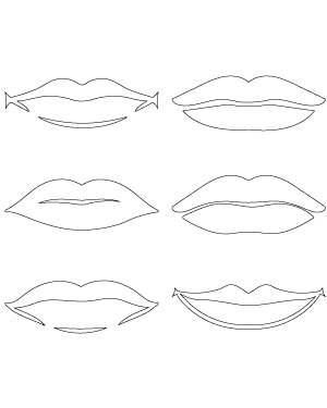 Male Lips Patterns