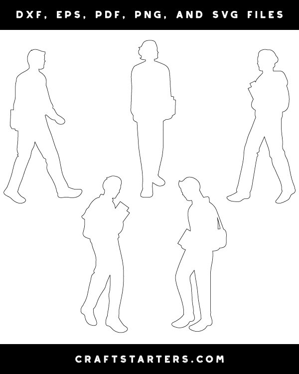 Male Student Walking Patterns