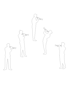 Male Trumpet Player Patterns