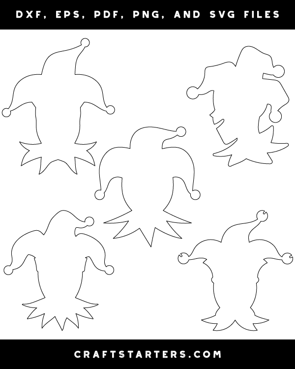 Mardi Gras Jester Head Patterns