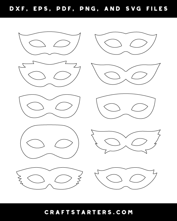 Mardi Gras Mask Patterns
