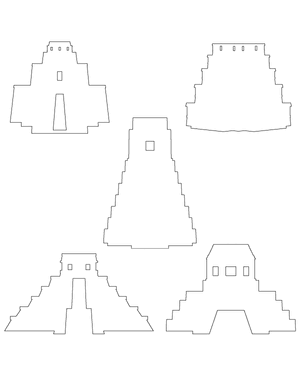 Mayan Pyramid Patterns