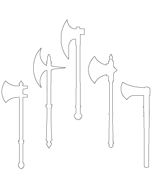 Medieval Axe Patterns