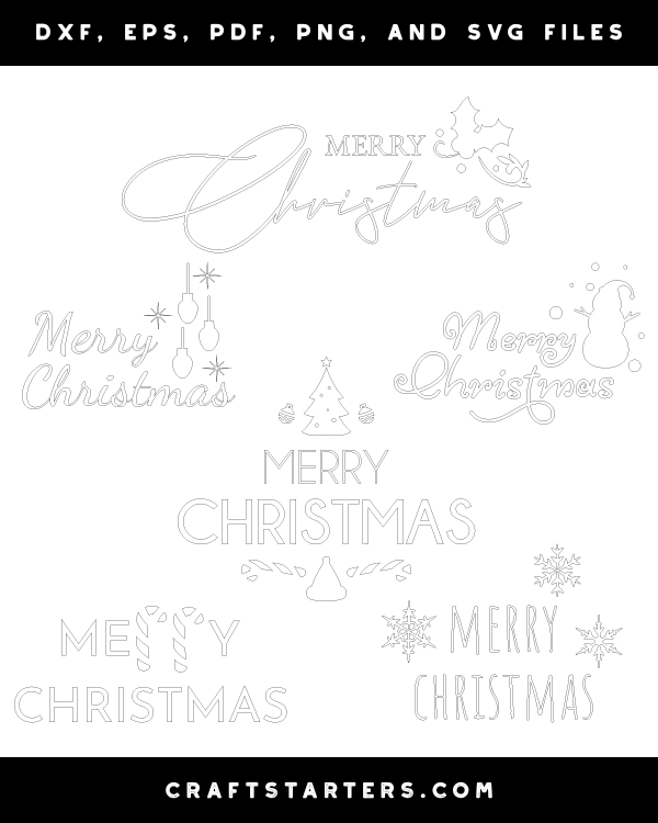 Merry Christmas Patterns