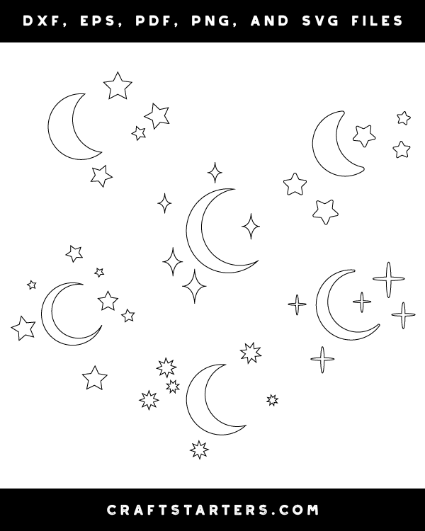 Moon And Stars Patterns
