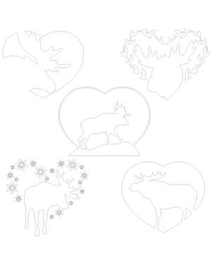 Moose Heart Patterns