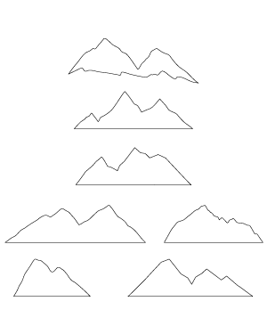 Mountain Peaks Patterns